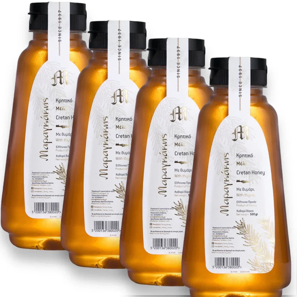 Set 4 x 500 ml Thymianhonig