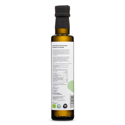 Delinio Bio-Olivenöl mit Oregano 250ml Nährwertangaben
