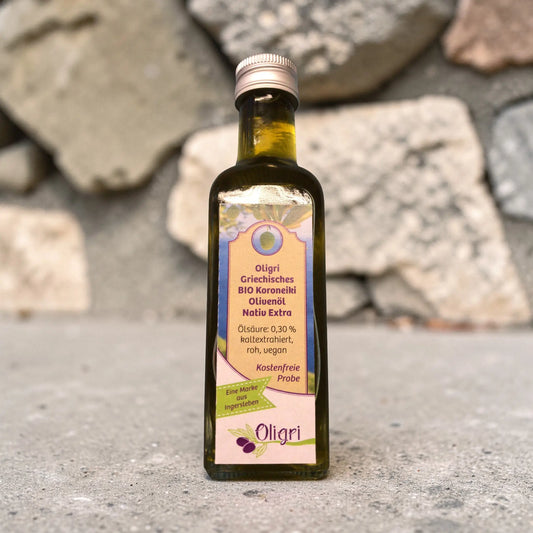 Oligri Bio Olivenöl 100 ml – Kennlernprobe