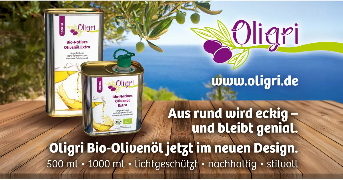 Oligri Kanister im neuen Design 