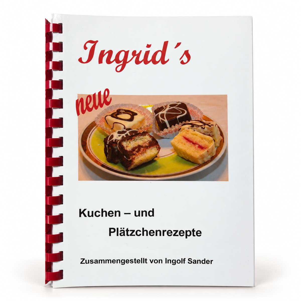 Ingrids neue Kuchen und Plätzchenrezepte – Produktbild auf hellem Hintergrund